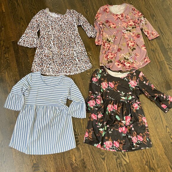 MATERNITY Blue Breton Striped Peplum Top - 3/4 sleeves - Picture 10 of 11